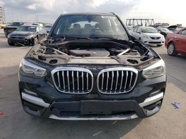 5UXTR7C53KLF24667 - 2019 BMW X3 SDRIVE30I BLACK photo 5