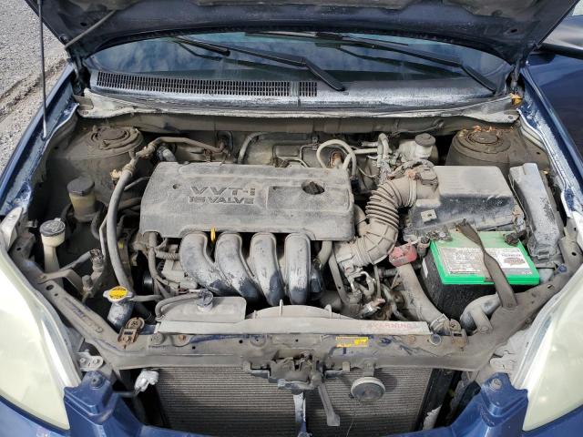 2T1KR32E85C857382 - 2005 TOYOTA COROLLA MA XR BLUE photo 11