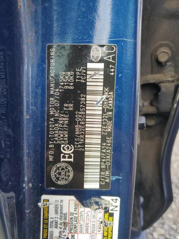 2T1KR32E85C857382 - 2005 TOYOTA COROLLA MA XR BLUE photo 12