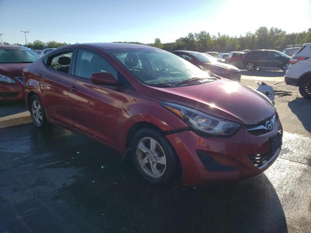 5NPDH4AE2FH629878 - 2015 HYUNDAI ELANTRA SE RED photo 4