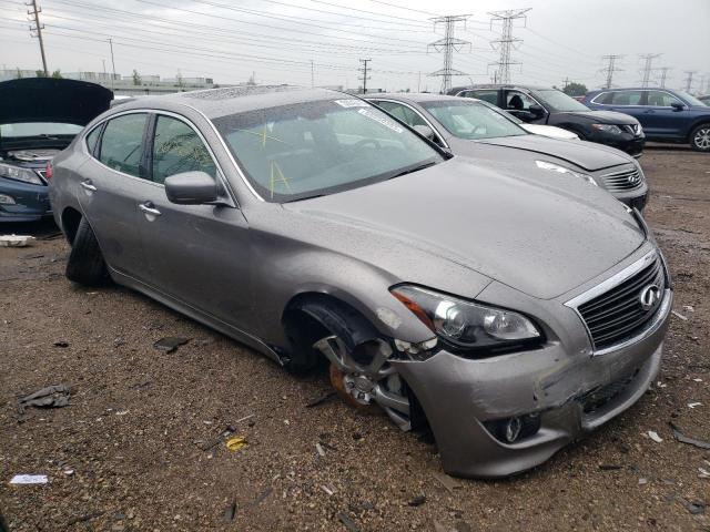 JN1BY1AR6DM604741 - 2013 INFINITI M37 X GRAY photo 4