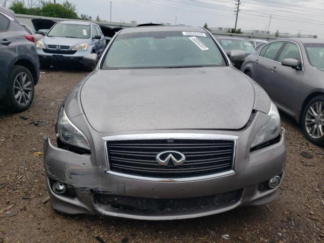 JN1BY1AR6DM604741 - 2013 INFINITI M37 X GRAY photo 5