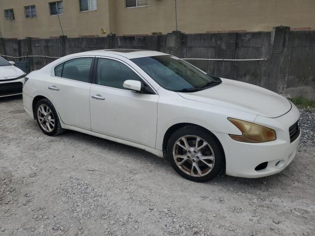 1N4AA5APXDC845507 - 2013 NISSAN MAXIMA S WHITE photo 4