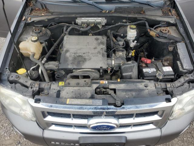 1FMCU0DG0BKB80740 - 2011 FORD ESCAPE XLT GRAY photo 12