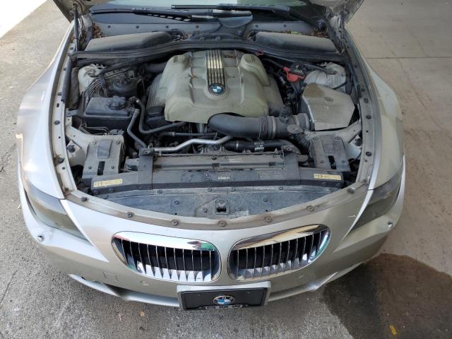WBAEH734X5B193790 - 2005 BMW 645 CI AUTOMATIC SILVER photo 11