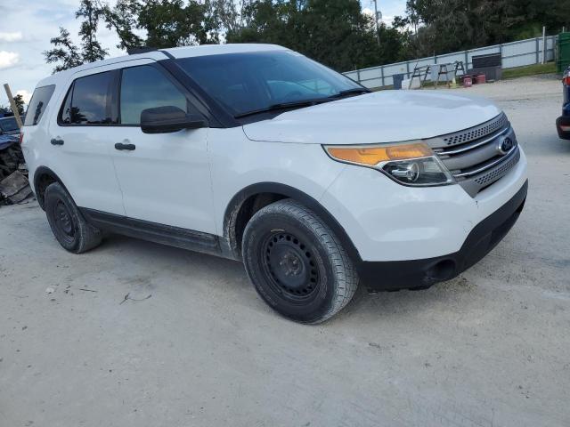 1FM5K8B80DGC16330 - 2013 FORD EXPLORER WHITE photo 4
