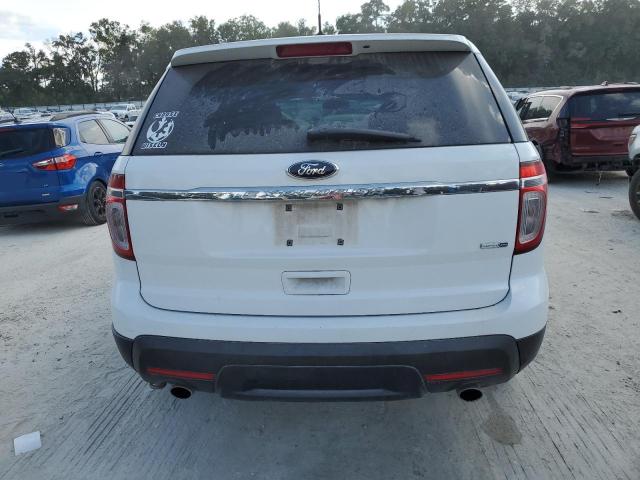 1FM5K8B80DGC16330 - 2013 FORD EXPLORER WHITE photo 6