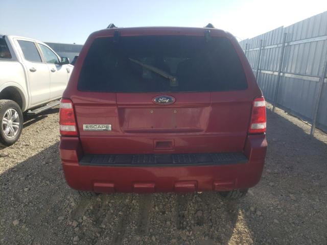 1FMCU0D70AKA61097 - 2010 FORD ESCAPE XLT RED photo 6