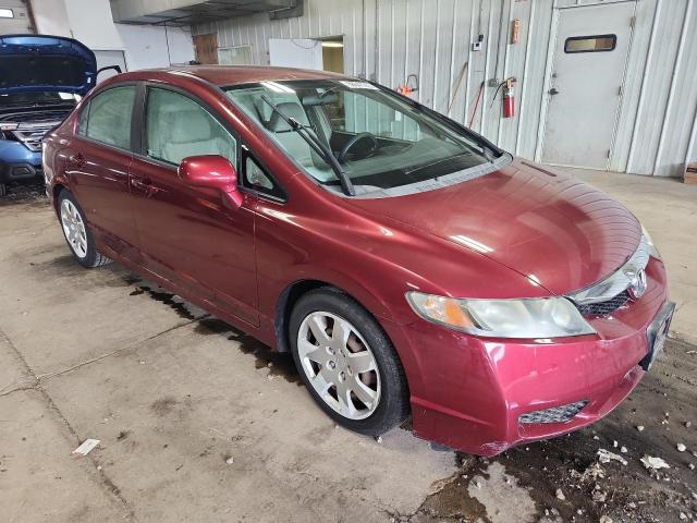 19XFA1F53BE004845 - 2011 HONDA CIVIC LX 勃艮第红 照片 4