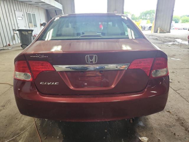 19XFA1F53BE004845 - 2011 HONDA CIVIC LX 勃艮第红 照片 6