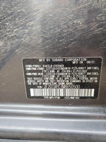 JF2GTAPC7M8650500 - 2021 SUBARU CROSSTREK PREMIUM Graphit Foto 13
