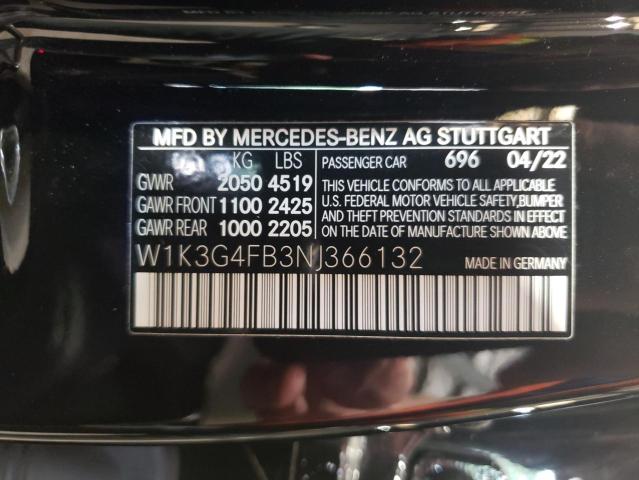 W1K3G4FB3NJ366132 - 2022 MERCEDES-BENZ A 220 4MATIC BLACK photo 13