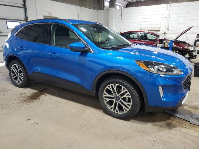 1FMCU9H95LUA29754 - 2020 FORD ESCAPE SEL BLUE photo 4