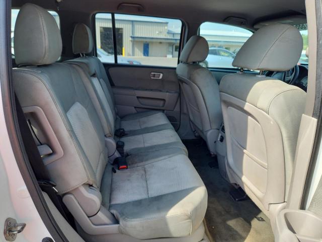 5FNYF4H28EB022139 - 2014 HONDA PILOT LX WHITE photo 10