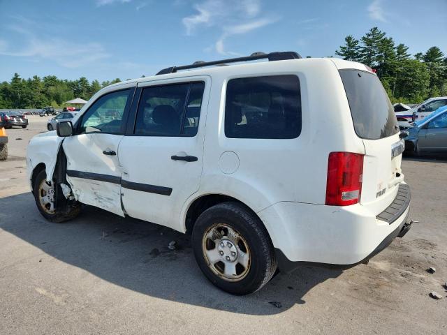 5FNYF4H28EB022139 - 2014 HONDA PILOT LX WHITE photo 2