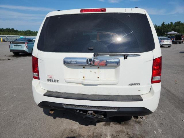 5FNYF4H28EB022139 - 2014 HONDA PILOT LX WHITE photo 6