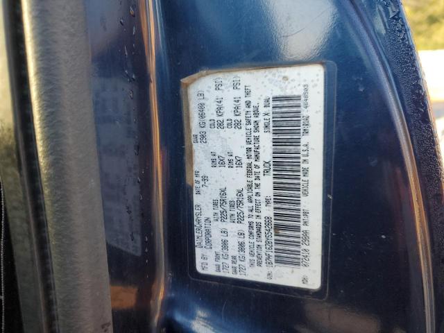 1B7HF16Z8YS542668 - 2000 DODGE RAM 1500 BLUE photo 12