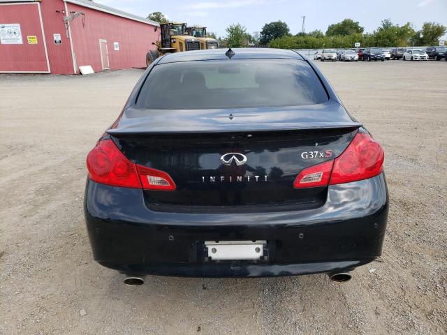 JN1CV6ARXDM350526 - 2013 INFINITI G37 BLACK photo 6