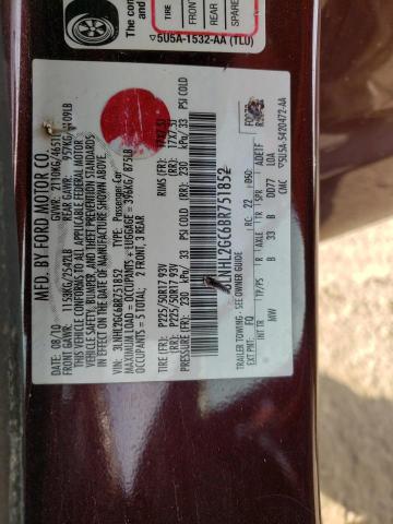 3LNHL2GC6BR751852 - 2011 LINCOLN MKZ MAROON photo 13