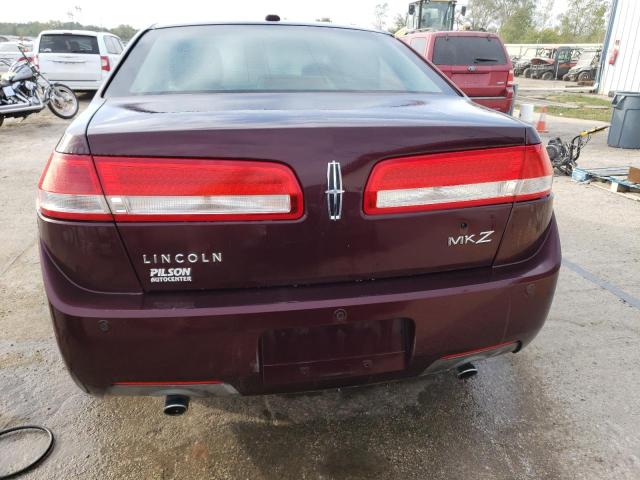 3LNHL2GC6BR751852 - 2011 LINCOLN MKZ MAROON photo 6