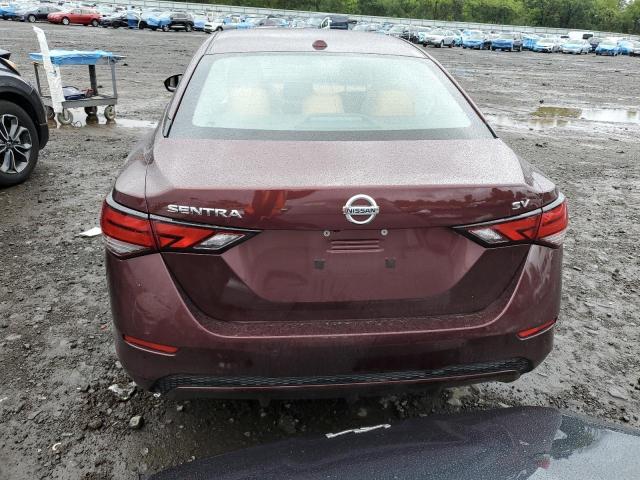 3N1AB8CV5MY205963 - 2021 NISSAN SENTRA SV RED photo 6