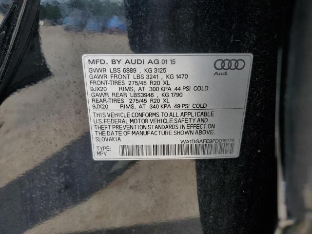 WA1DGAFE9FD015176 - 2015 AUDI Q7 PRESTIGE Черный фото 13