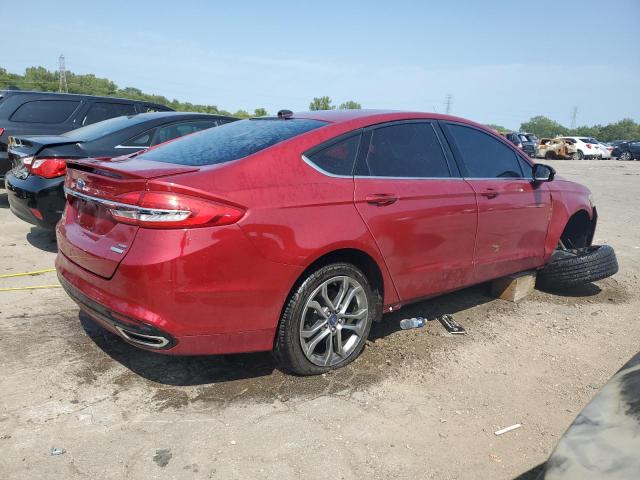 3FA6P0H99HR271021 - 2017 FORD FUSION SE RED photo 3