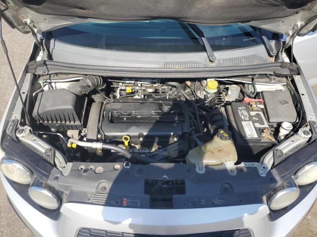 1G1JC5SH3E4114482 - 2014 CHEVROLET SONIC LT SILVER photo 11