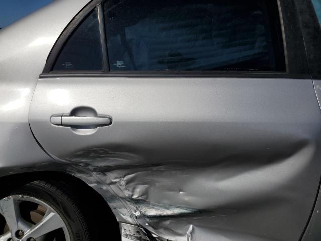 2T1BU4EE6BC598578 - 2011 TOYOTA COROLLA BASE SILVER photo 10