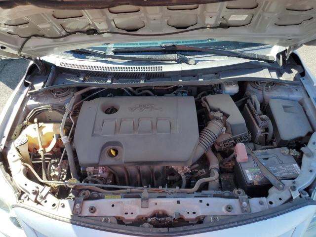 2T1BU4EE6BC598578 - 2011 TOYOTA COROLLA BASE SILVER photo 11