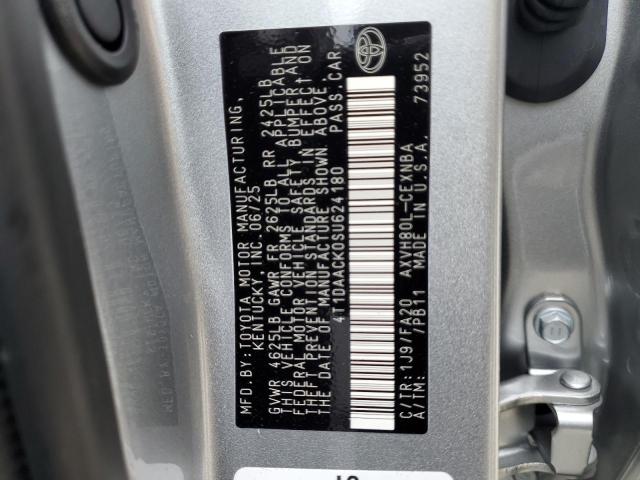 4T1DAACK0SU624180 - 2025 TOYOTA CAMRY XSE 银色 照片 12
