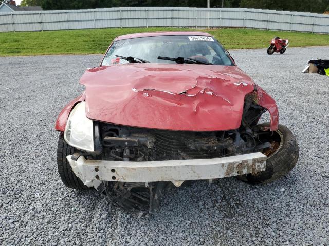 JN1BZ34E17M551615 - 2007 NISSAN 350Z COUPE RED photo 5