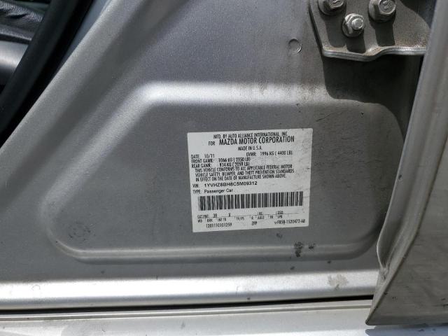 1YVHZ8BH8C5M09312 - 2012 MAZDA 6 I 银色 照片 13