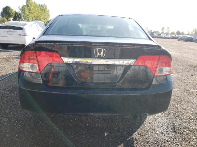 2HGFA16489H103653 - 2009 HONDA CIVIC DX-G BLACK photo 6