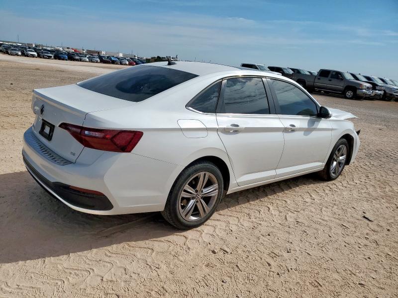 3VW7M7BU6PM025694 - 2023 VOLKSWAGEN JETTA SE WHITE photo 3