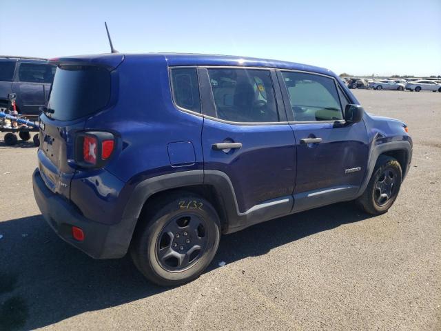 ZACCJAAW3GPE06118 - 2016 JEEP RENEGADE SPORT BLUE photo 3