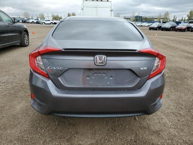 2HGFC2F60JH022281 - 2018 HONDA CIVIC LX GRAY photo 6