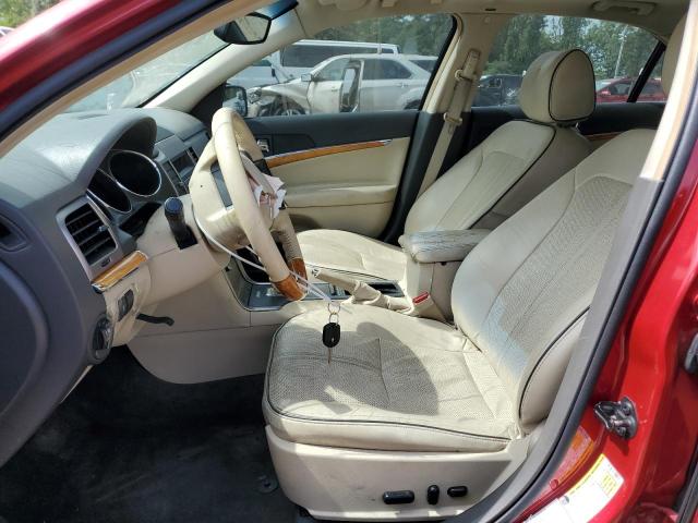 3LNHL2GC8CR816041 - 2012 LINCOLN MKZ RED photo 7