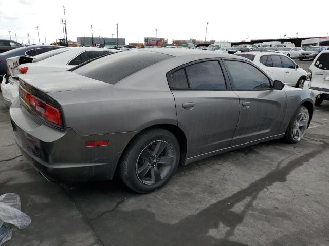 2B3CL3CG7BH608662 - 2011 DODGE CHARGER GRAY photo 3