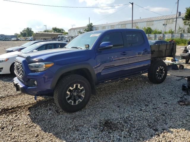3TYCZ5AN4NT103523 - 2022 TOYOTA TACOMA DOUBLE CAB BLUE photo 1