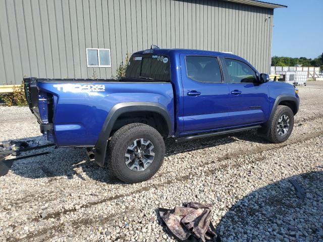 3TYCZ5AN4NT103523 - 2022 TOYOTA TACOMA DOUBLE CAB BLUE photo 3