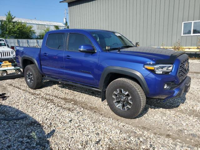 3TYCZ5AN4NT103523 - 2022 TOYOTA TACOMA DOUBLE CAB BLUE photo 4