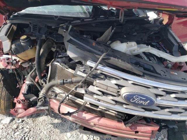 1FM5K7DH2JGB63357 - 2018 FORD EXPLORER XLT წითელი ფოტო 12