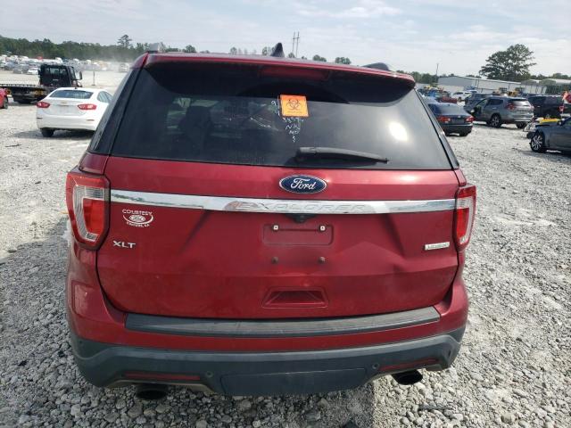 1FM5K7DH2JGB63357 - 2018 FORD EXPLORER XLT წითელი ფოტო 6