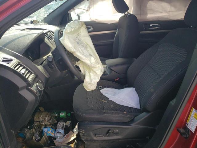 1FM5K7DH2JGB63357 - 2018 FORD EXPLORER XLT წითელი ფოტო 7