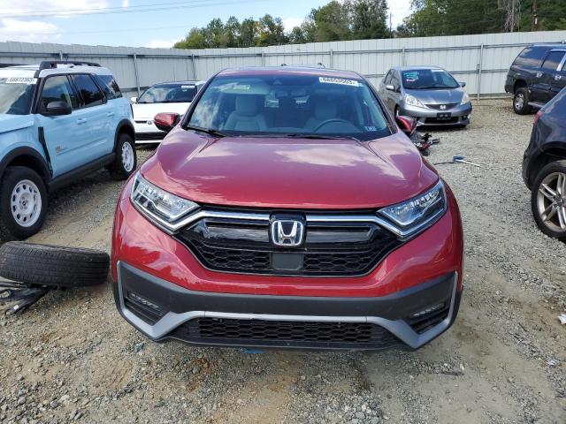 7FART6H89ME035515 - 2021 HONDA CR-V EXL BURGUNDY photo 5