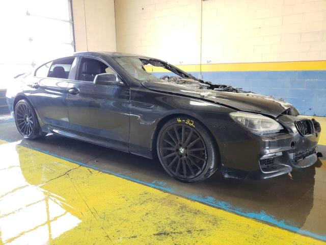WBA6A0C53FGB53650 - 2015 BMW 640 I GRAN COUPE BLACK photo 4