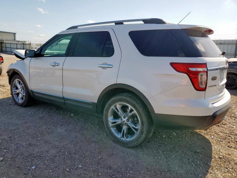 1FM5K7F80DGA54140 - 2013 FORD EXPLORER LIMITED WHITE photo 2