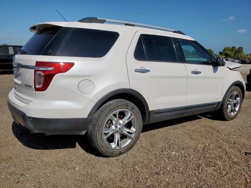 1FM5K7F80DGA54140 - 2013 FORD EXPLORER LIMITED WHITE photo 3