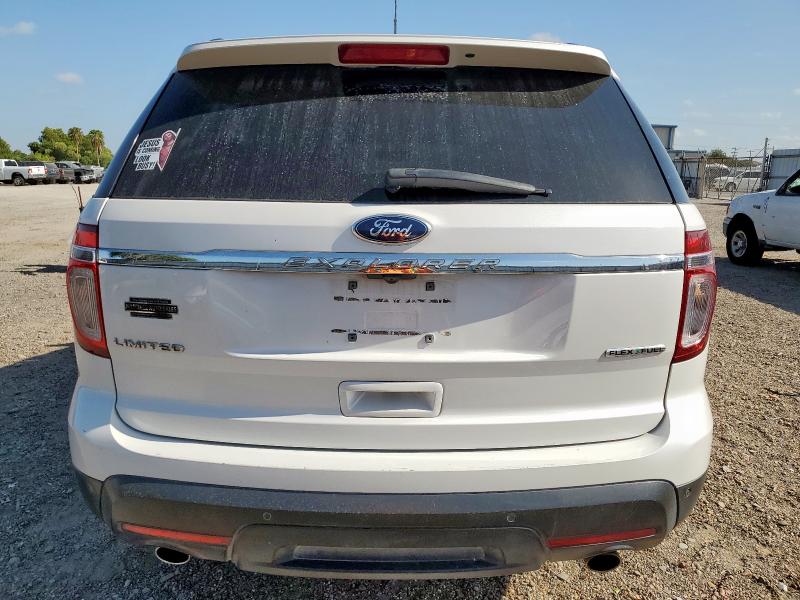 1FM5K7F80DGA54140 - 2013 FORD EXPLORER LIMITED WHITE photo 6